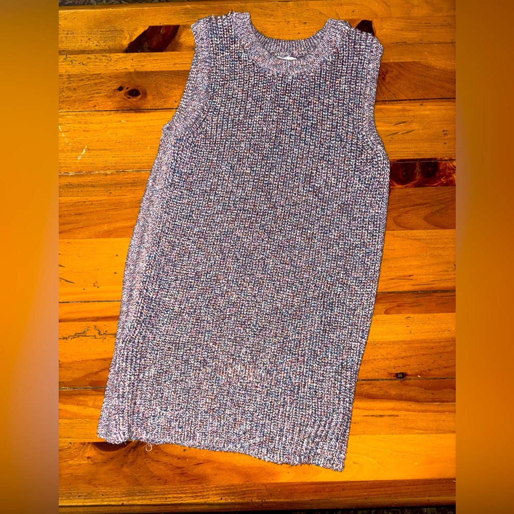 Ella Moss Multicolor Knit Tank Top Size Medium